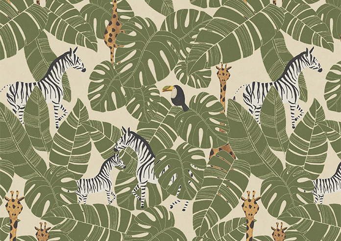 Wild Thing, Leaf - Roman Blind - Image 7